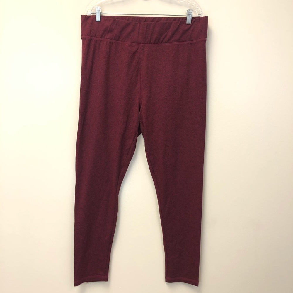 5/$20 ROAMANS plus size dark red legging 18/20
